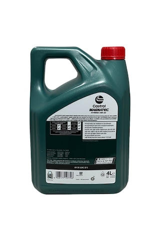 Castrol Magnatec 0W-20 Tam Sentetik Motor Yağı 4 L