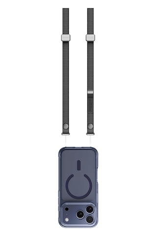 Amazingthing Titan Serisi Ayarlanabilir Manyetik Tasarımlı Telefon Ve Apple Uyumlu AirPods Boyun Askı İpi Mavi Mavi