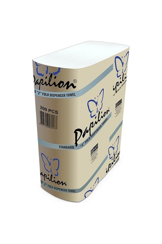 Papilion Z Katlı Standart Dispenser Havlu 200 Yaprak X 6 Adet