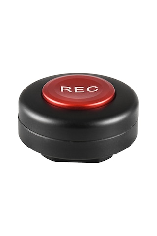 Gajeena Sony/fujifilm/panasonic Kameralar İçin Video Kayıt Kontrol Düğmesi, Soğuk Ayak Üstüne Monte Edilebilir, 2 Kontrol Kablosu İle Alüminyum Alloy