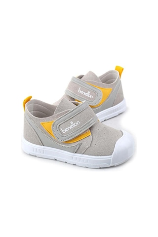 Benetton Bn-1403 Çocuk Sandalet Gri Sarı