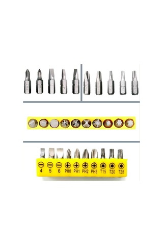 Omeniv Çift Uçlu Tornavida + 10 Uç Set Outdoor Bisiklet Kamp Hobi