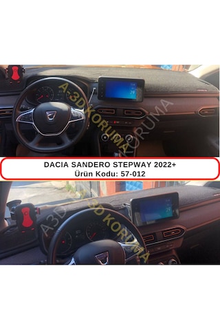 DACIA SANDERO STEPWAY (2021+) TORPİDO  KORUMASI / HALISI / ÖRTÜSÜ