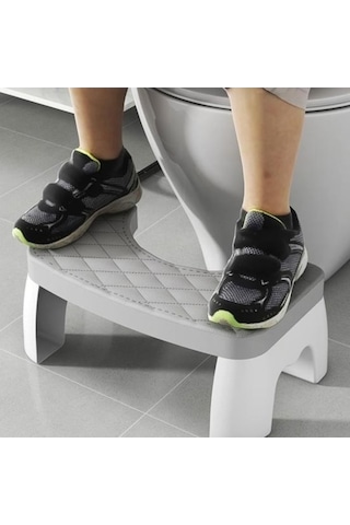 Flybuy Erkek Kadın Hemoroid Kolay Kabızlık Çözümü Ergonomik Tuvalet Taburesi Sağlıklı Bağırsak Hareketleri Siyah Siyah