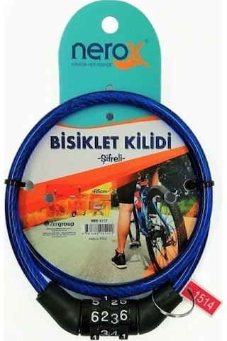 Nerox Bisiklet Kilidi Şifreli Nrx-1117 65 Cm Diğer