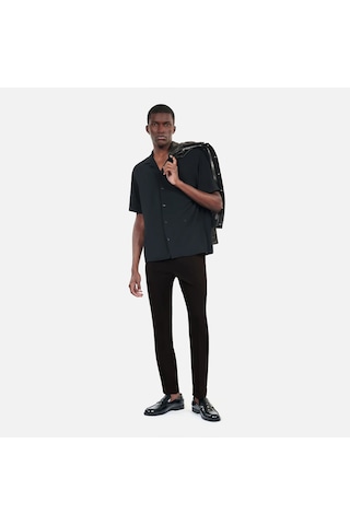 The Kooples Erkek Siyah Yün Karışımlı Pantolonhpan28045k