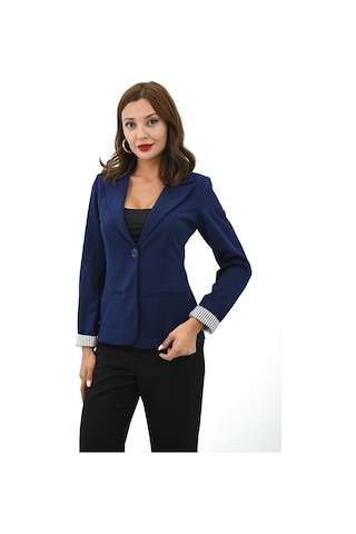 Kadın Tek Düğme Detaylı Blazer Ceket 5522 001