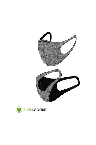 BLACKSPADE Unisex Koruyucu Maske Antrasit S
