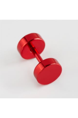 6 Mm Silindir Piercing 1 Adet Çok Renkli