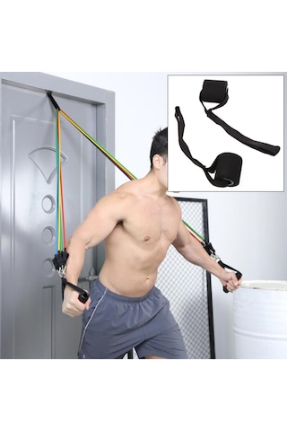 Evde Spor Kapı Üzeri Direnç Bandı Tutacağı