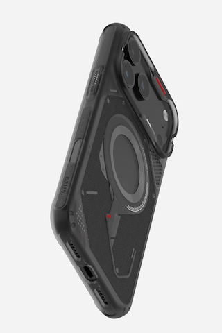 Apple Uyumlu iPhone 17 Pro Max Magsafe Özellikli A17 Rugged Outdoor Kılıf Şeffaf