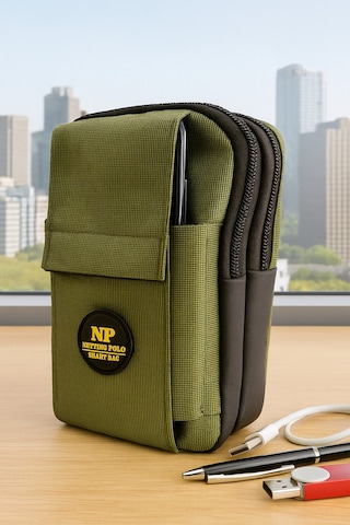 Newish Polo Body Bag Çapraz Göğüs Ve Sırt Çantası Telefon Böl-hki Haki