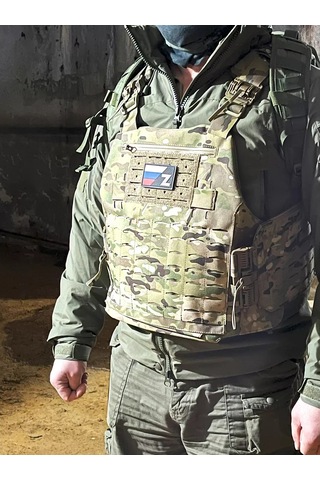 Tactochno "rusya Bayrağı Z" Siyah Zemin Pvc Şerit 197488032