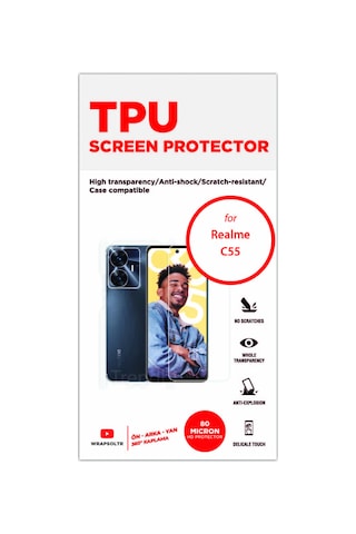 Realme C55 Ön Arka Ve Yan 360 Derece Full Body Kaplama