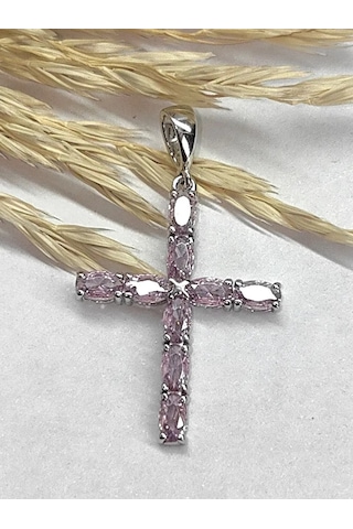 Sılver Whale 925 Ayar Gümüş Pandantif 417315501 Pembe