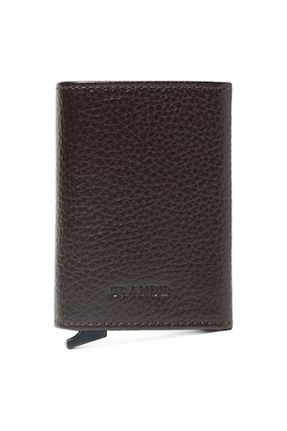 Kahve Cüzdan & Kartlık Unisex 725 Grande Deri Cüzdan Kartlık kahverengi