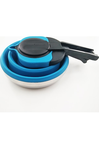 Taşınabilir Katlanabilir Kamp Su Isıtıcısı, 1.5l/ 52oz Katlanabilir Silikon Kahve Potu Açık Hava Kampı, Yürüyüş, Seyahat İçin Diğer