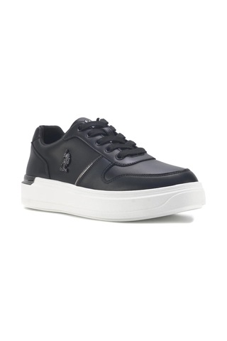 U.S. Polo Assn. Alka Kadın Sneaker Ayakkabı Ckr00817 Siyah - Beyaz