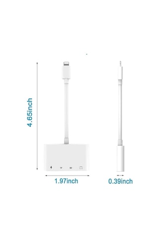 Lightning İphone Uyumlu Lightning To Usb Lightning Micro Sd Tf Kart Okuyucu Çevirici Dönüştürücü Ada