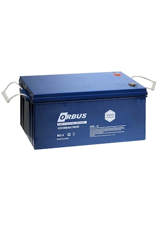 Orbus 12 V 200 Amper Derin Döngü Karbon Jel Akü