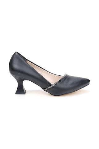Papuçcity Blnr 03168 6 Cm Topuklu Kadın Stiletto Ayakkabı siyah