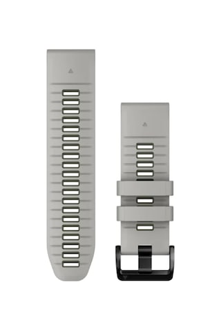 Garmin Quickfit 26 Sis Gri/meşe Silikon Saat Kordonu Araçsız Hızlı Değişim Akıllı Saat Ve Bileklik Aksesuarları
