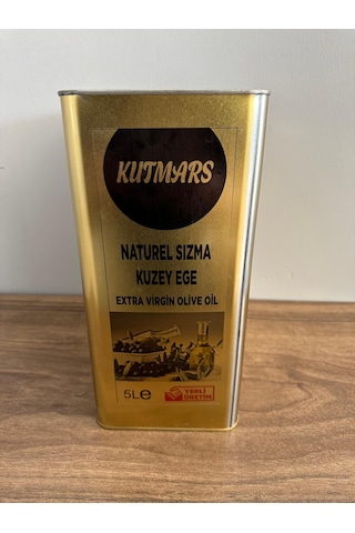 Kutmars Naturel Sızma Kuzey Ege Zeytinyağı 5 L