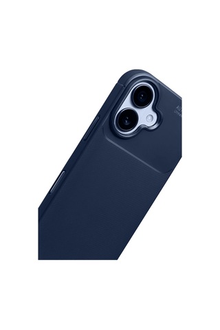 Apple İphone Uyumlu 17 Auto Focus Karbon Kapak - Lacivert Renk