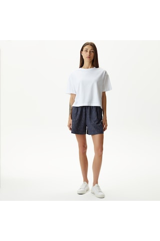 Nautica Kadın Lacivert Relaxed Fit Çizgili Şort Çizgili 45b163t Lacivert
