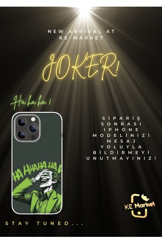 Joker Series Apple Uyumlu iPhone Tüm Modellere Kılıf 678x111213141516 Plus