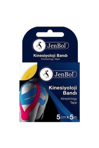 Jenbol Kinesiology Tape Ağrı Bandı 5 Cm X 5 M - Sarı