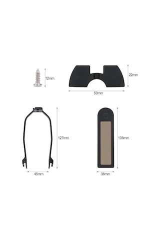 M365/Pro/1S Elektrikli Scooter İçin 7 Parça Geliştirilmiş Aksesua