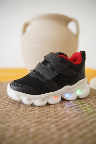 Daxtors Cayt Cırtlı Kız Çocuk Sneaker Spor Ayakkabı Siyah