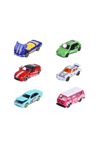 8504100001 Castheads Premium Cars 6-asst Çok Renkli