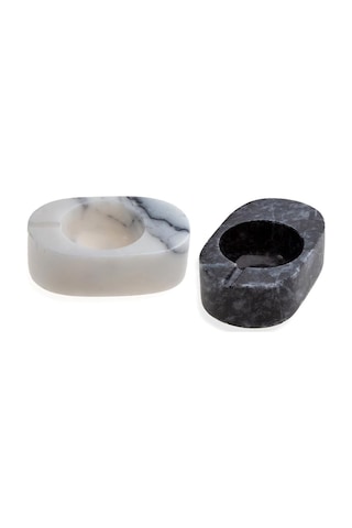 Jumbo Ascella Mermer Kapaklı 2'li Baharatlık 9x6x3 Cm Diğer