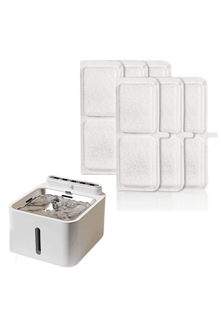 Ecronicword 6'lı Paket Evcil Hayvan Su Dağıtıcı Filtre Kartuşları F16