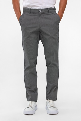Süvari Siyah Regular Armürlü Pantolon
