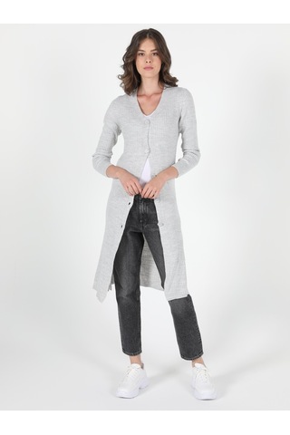 Colin's  Slim Fit  Kadın Gri Hırka CL1050577_Q1.V1_LGM