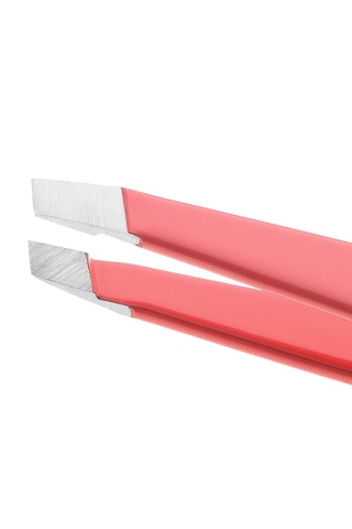 Tweezerman Mini Slant Tweezer Geranium Cımbız Mercan