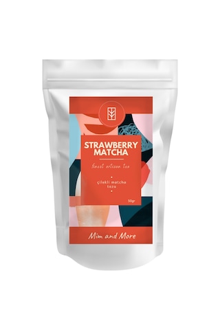 Mim And More Strawberry Matcha Çilekli Matcha 50 G