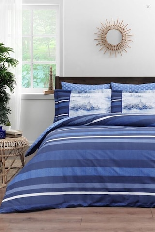 Özdilek Mavi Ink Lines Pike Takımı Tek Kişilik Ranforce