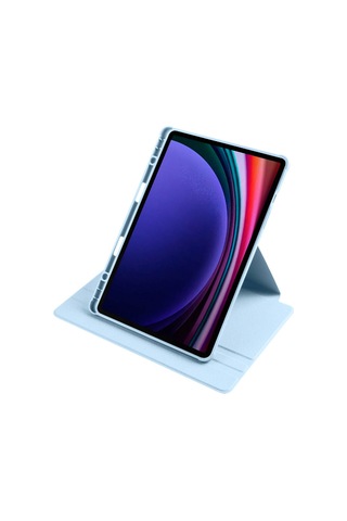 Galaxy Tab Uyumlu S9 Kılıf Zore Termik Kalem Bölmeli Dönebilen Standlı K