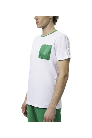 United Colors Of Benetton Erkek T-shirt Bnt-m20446 Beyaz - Yeşil