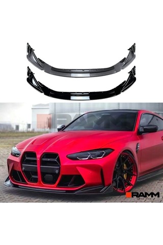 Bmw M3 M4 G80 G81 G82 G83 Ön Lip Parlak Siyah