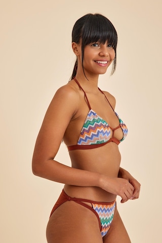 Amarelle Hawaii Mocha Balensiz Üçgen Bikini Takım Kahverengi