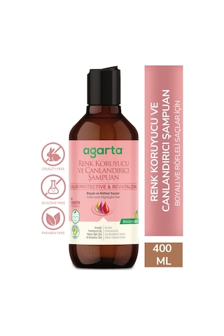 Agarta Renk Koruyucu ve Canlandırıcı Doğal Şampuan 400 ML