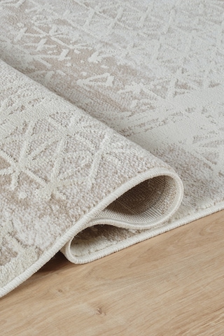 Kaşmir Halı 7/24 Sahara Marta Bej 120x180 CM Salon Mutfak Halısı Yolluk Kilim