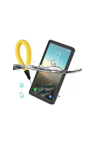 Galaxy S20 Ultra Kılıf 1-1 Su Geçirmez Kılıf (474380396) Siyah