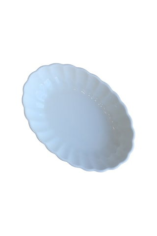 Kütahya Porselen Bone Luz Krem Oval Kayık 14,5x10x3,5cm Tekli Bnlzf15oks00 Çok Renkli