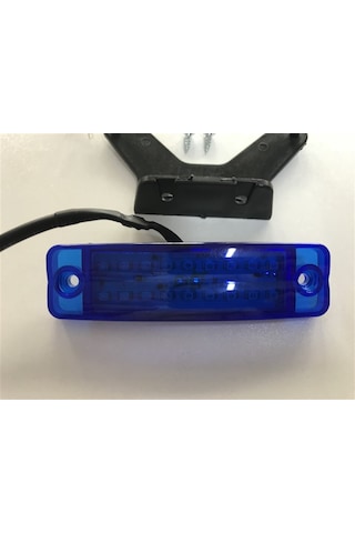 Replax Çakarlı Parmak Led Mavi 24V 18 Ledli Su Geçirmez TAS046M-24